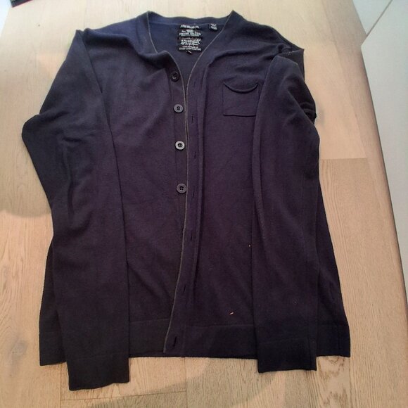 Men's Navy Cardigan - Picture 1 of 1